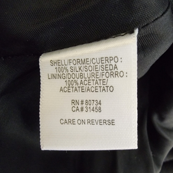 Bcbgmaxazria 2 Dress Puff Sleeve 100% Silk Fit Flare Fairygrunge Whimsygoth - Picture 8 of 10
